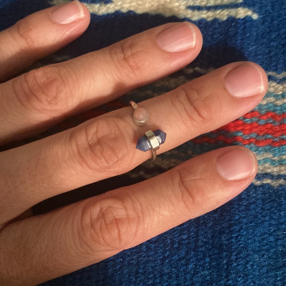 Beautiful, Adjustable Silver Ring With Sodalite &… - image 7